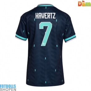 Billiga Tyskland Kai Havertz #7 Bortatröja Dam VM 2026 Kortärmad